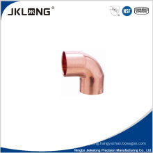 J9004 forged copper 90 degree elbow cc copper pipe wye fittings